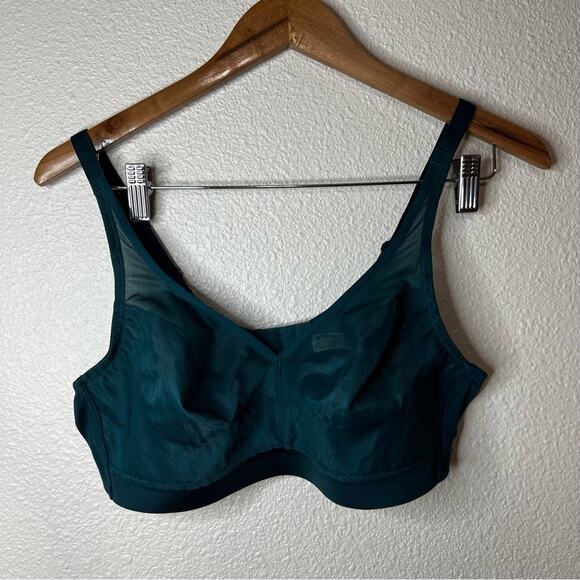 Wacoal Elevated Allure Wire Free Wireless Full Figure Bra in Dark Teal 40B - Picture 2 of 8